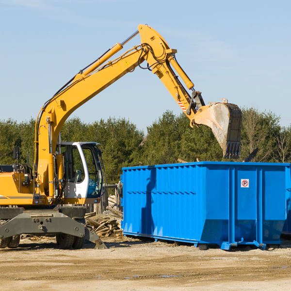 are there any restrictions on where a residential dumpster can be placed in El Castillo TX
